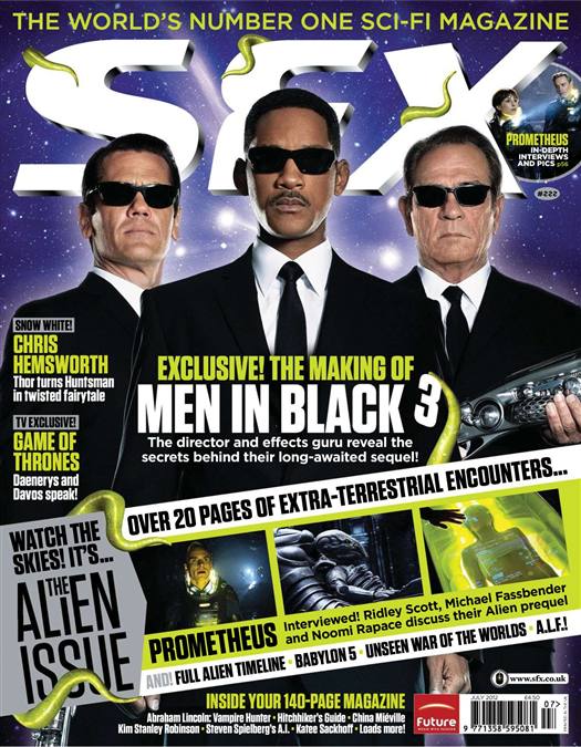 SFX magazine side cover Issue 222 July 2012