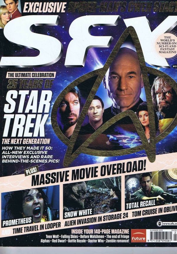SFX magazine side cover Issue 223 Summer 2012