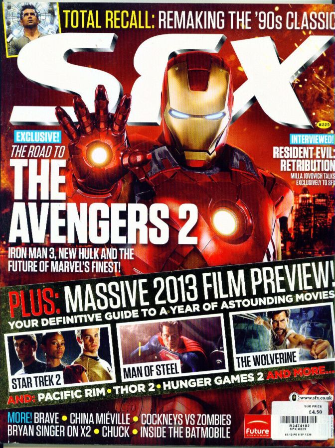 SFX magazine side cover Issue 225 September 2012