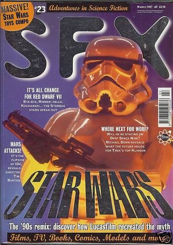 SFX magazine side cover Issue 23 March 1997