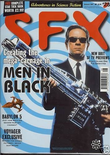SFX magazine side cover Issue 28 August 1997