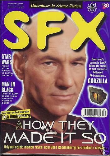 SFX magazine side cover Issue 30 October 1997