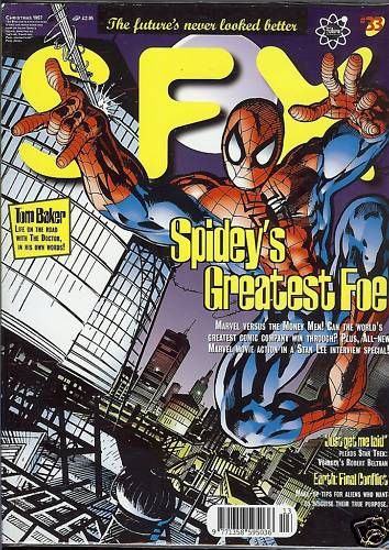 SFX magazine side cover Issue 33 Christmas-December 1997