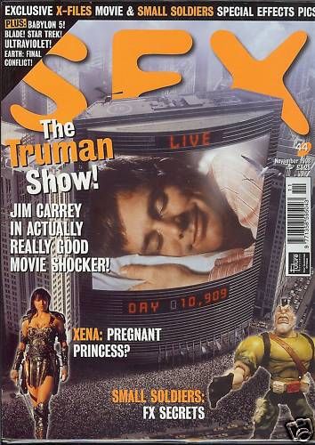 SFX magazine side cover Issue 44 November 1998