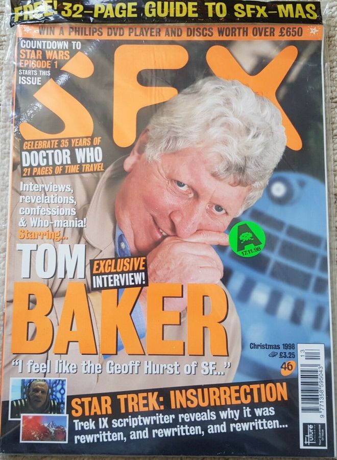 SFX magazine side cover Issue 46 Christmas-December 1998