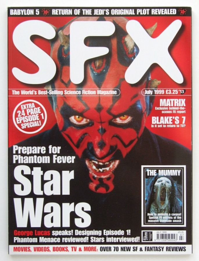 SFX magazine side cover Issue 53 July 1999