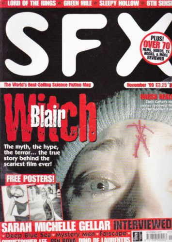 SFX magazine side cover Issue 57 November 1999