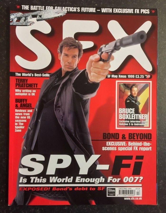SFX magazine side cover Issue 59 Christmas-December 1999