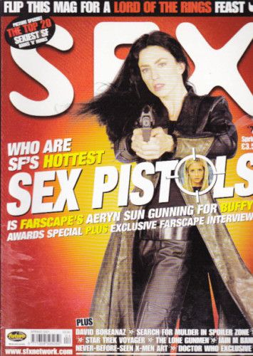 SFX magazine side cover Issue 76 Spring 2001