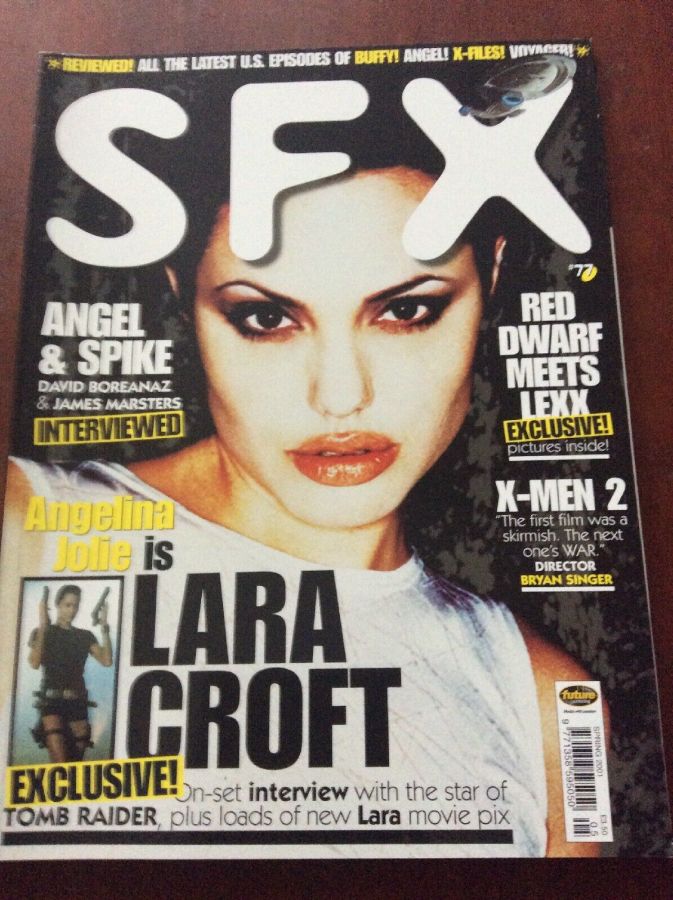 SFX magazine side cover Issue 77 April 2001