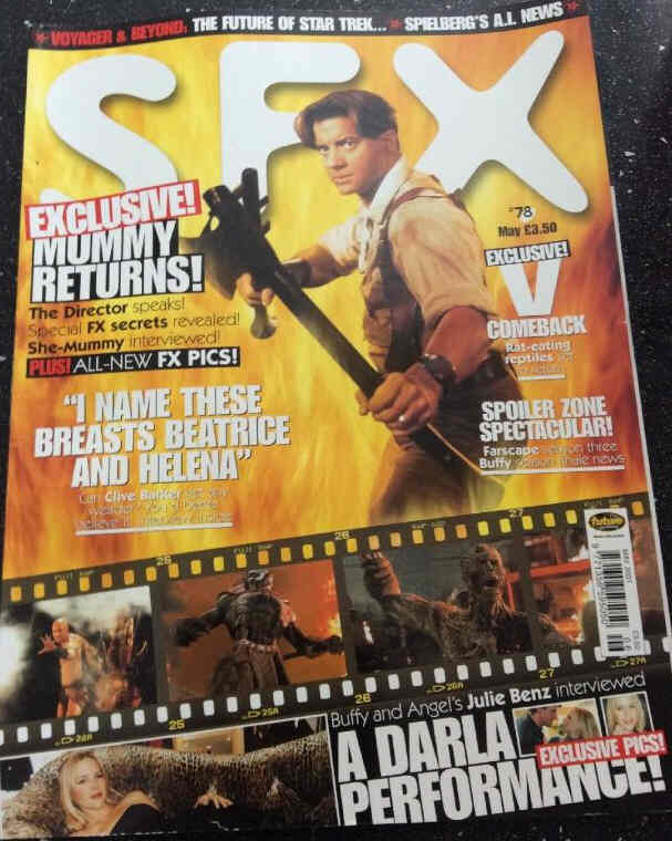 SFX magazine side cover Issue 78 May 2001
