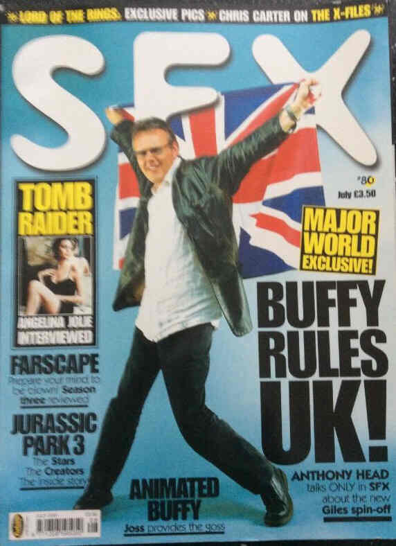 SFX magazine side cover Issue 80 July 2001