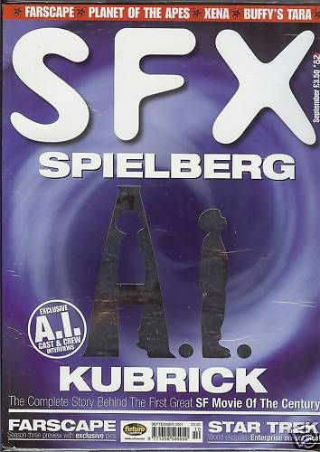 SFX magazine side cover Issue 82 September 2001