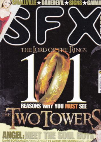 SFX magazine side cover Issue 96 October 2002