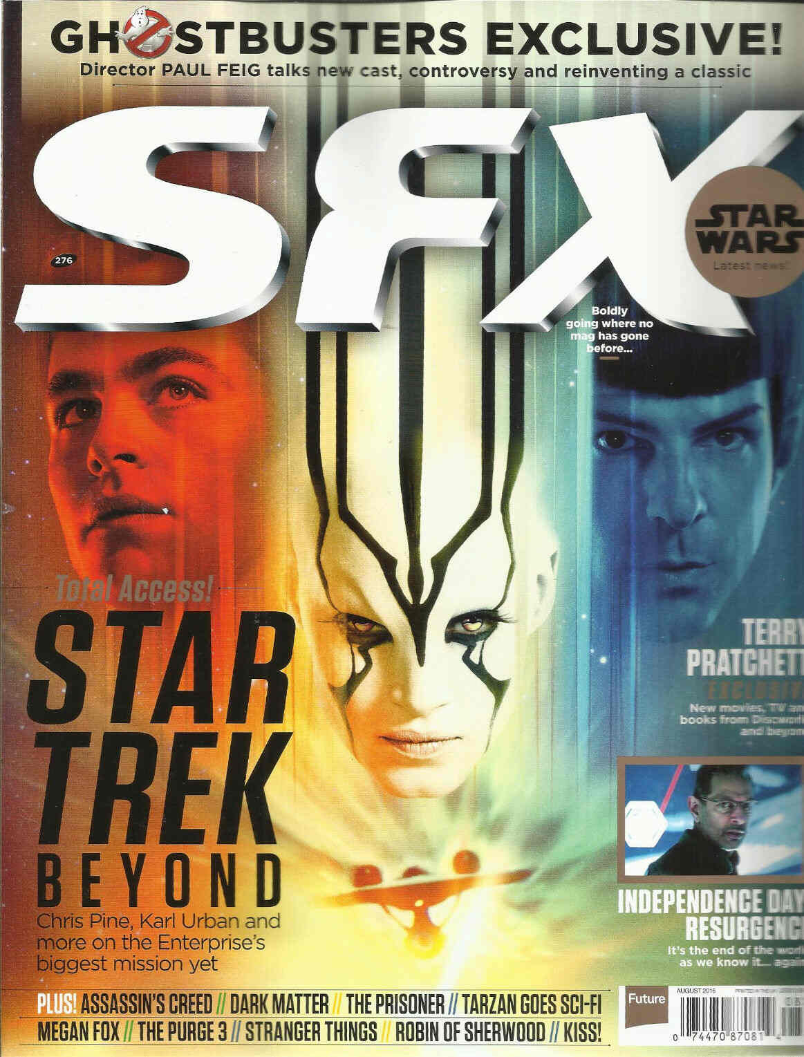 SFX magazine side cover Issue 276 August 2016