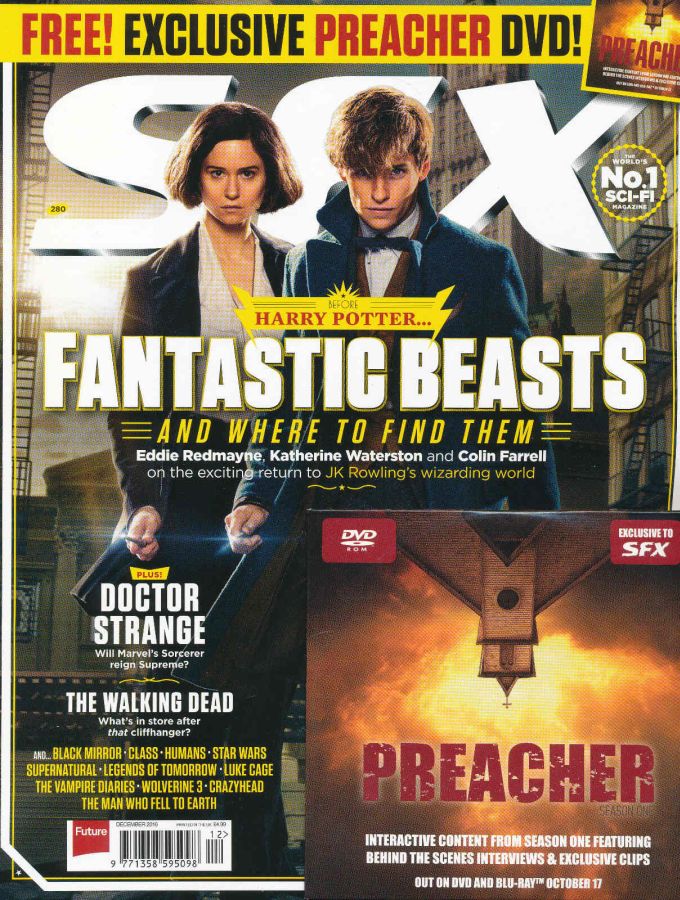 SFX magazine side cover Issue 280 December 2016
