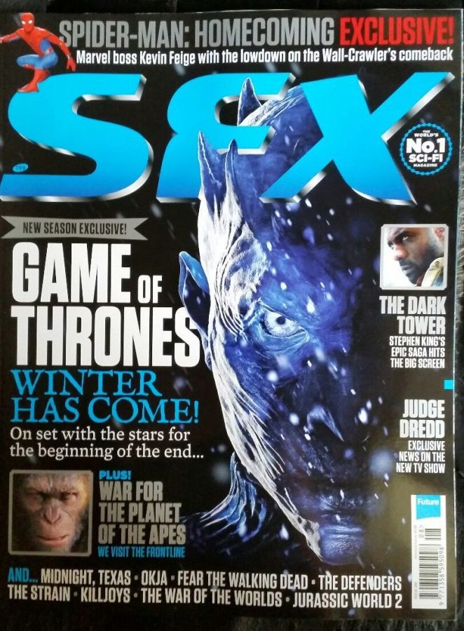 SFX magazine side cover Issue 289  August 2017