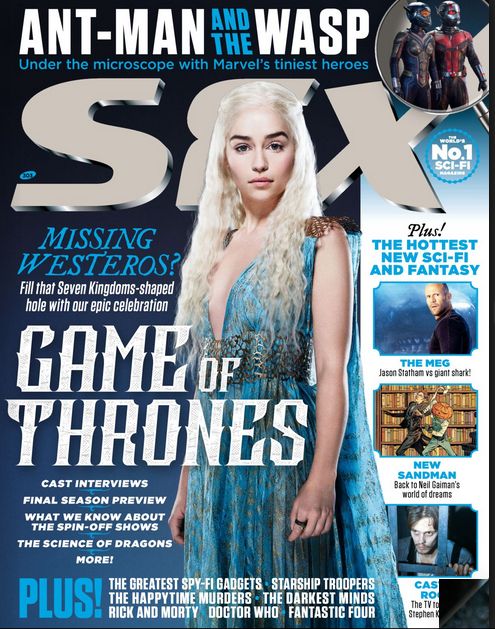 SFX magazine side cover Issue 303  August 2018