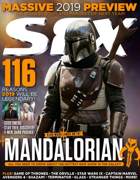 SFX magazine side cover Issue 308  January 2019