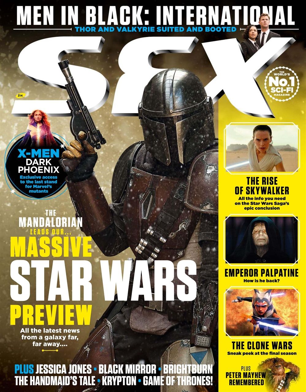 SFX magazine side cover Issue 314  July 2019