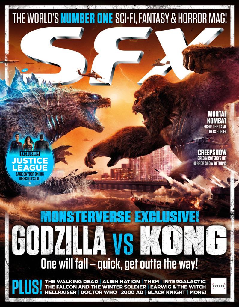 SFX magazine side cover Issue 338  April 2021