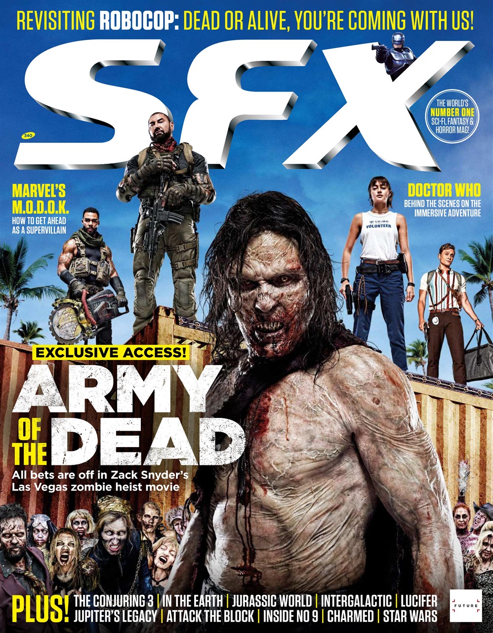 SFX magazine side cover Issue 340  June 2021