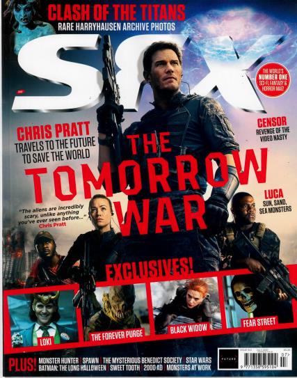 SFX magazine side cover Issue 341  July 2021
