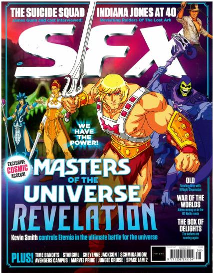 SFX magazine side cover Issue 342  August 2021