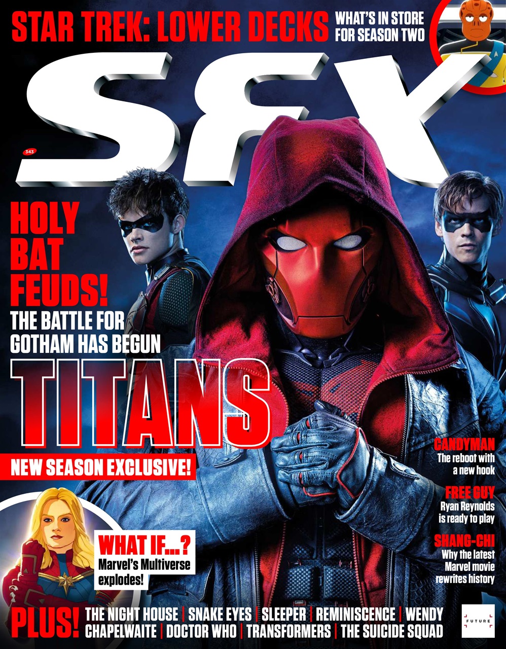 SFX magazine side cover Issue 343  September 2021