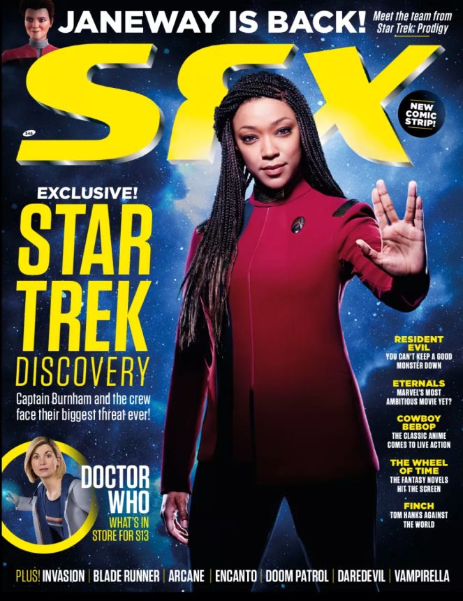 SFX magazine side cover Issue 346  December 2021