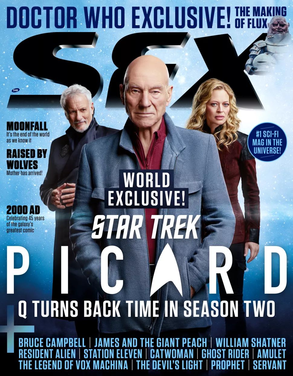 SFX magazine side cover Issue 349  February 2022