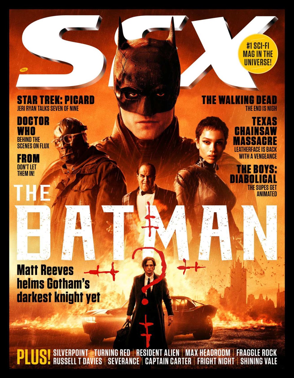 SFX magazine side cover Issue 350  March 2022