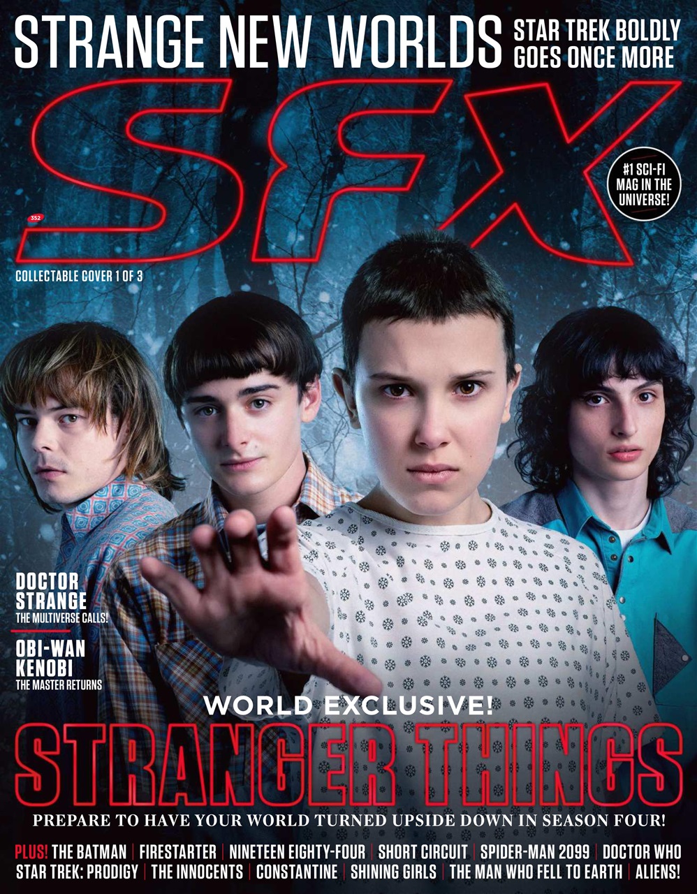 SFX magazine side cover Issue 352  May 2022