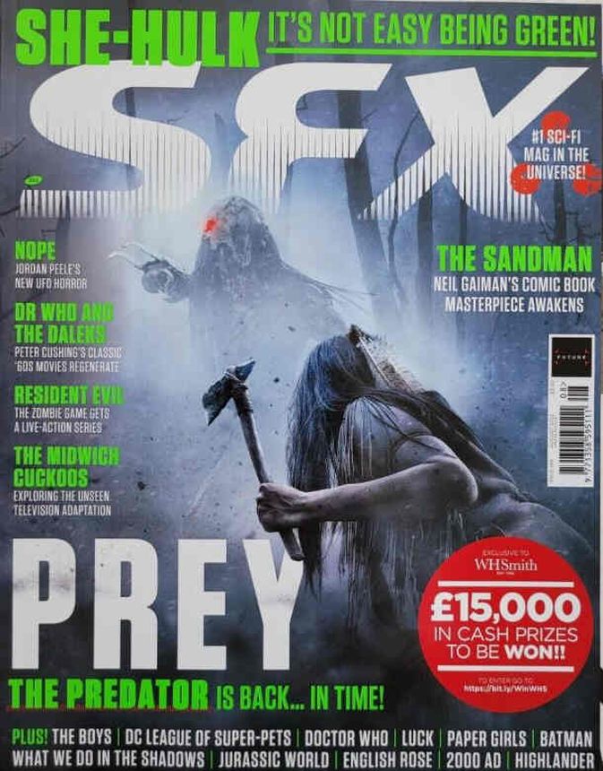 SFX magazine side cover Issue 355  August 2022