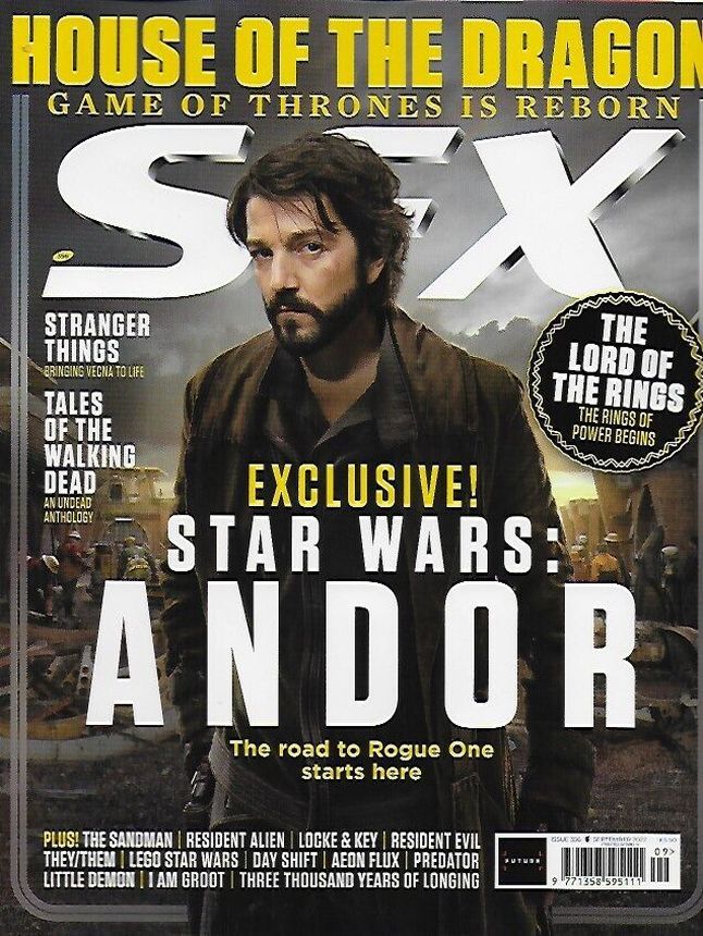 SFX magazine side cover Issue 356  September 2022