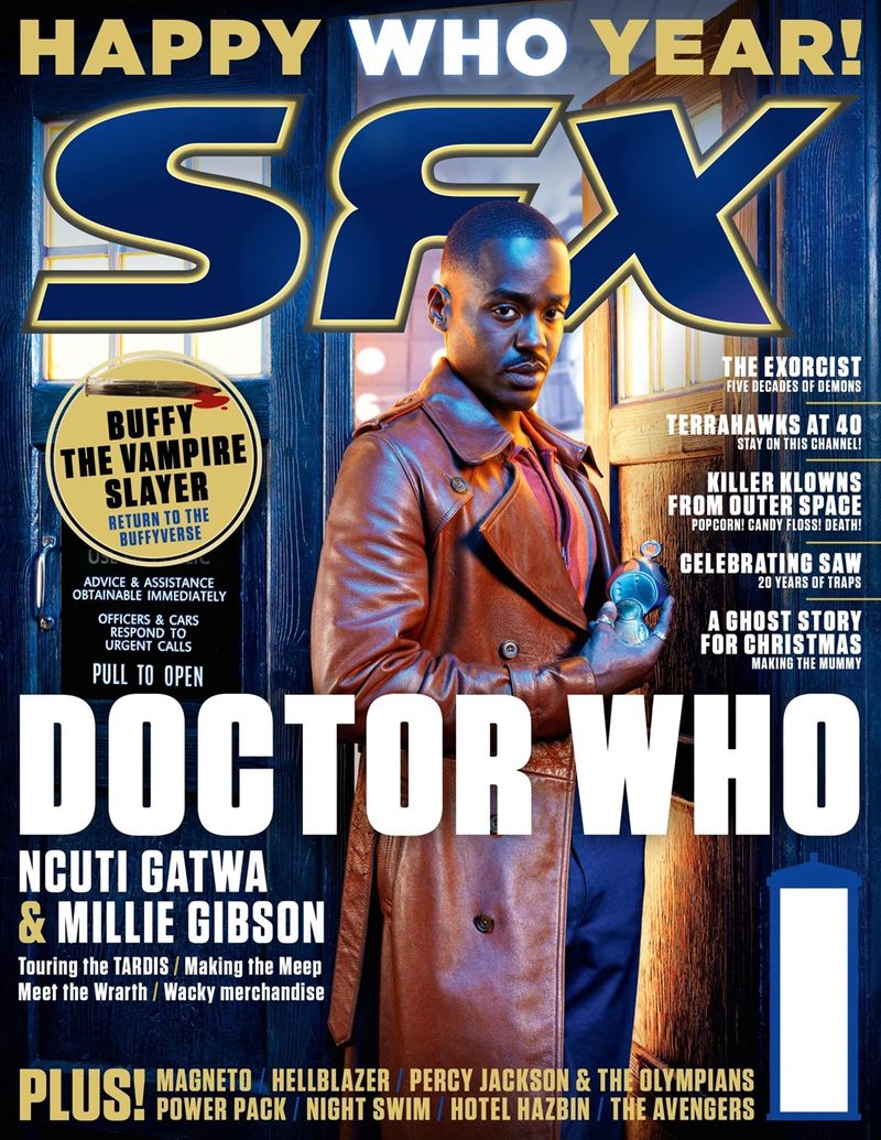 SFX magazine side cover Issue 374  January 2024
