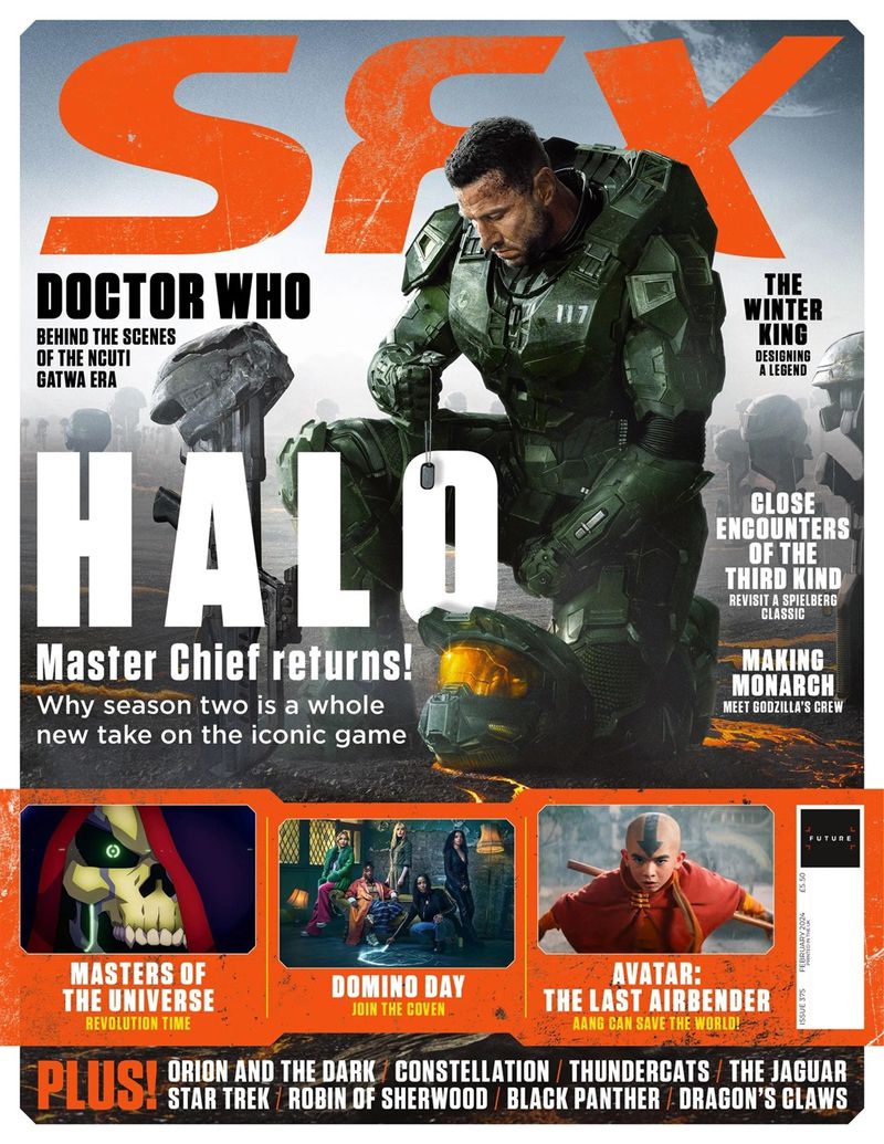 SFX magazine side cover Issue 375  February 2024