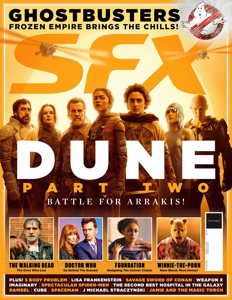 SFX magazine side cover Issue 376  March 2024