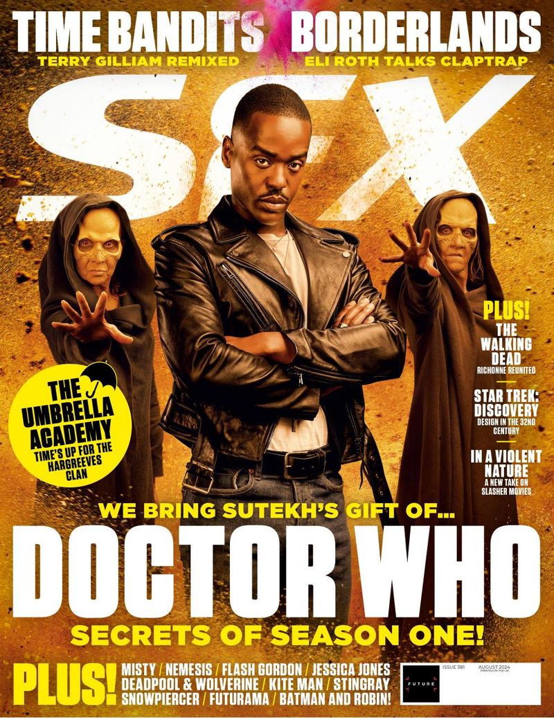 SFX magazine side cover Issue 381  August 2024