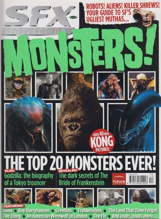 SFX COLLECTION magazine side cover Issue 23 December 2005