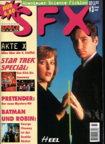 SFX (De) magazine side cover Issue 3 June/July 1997