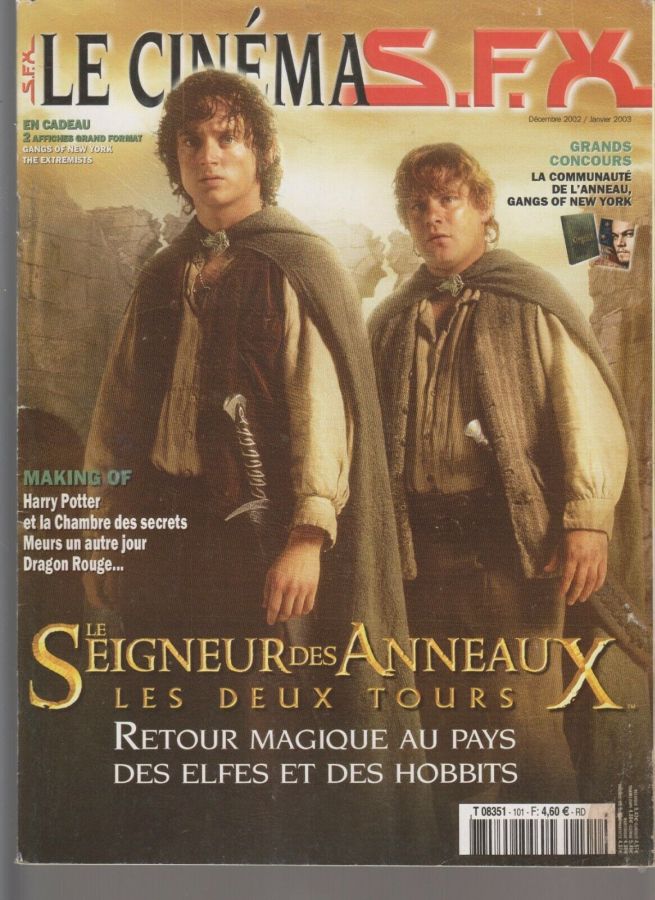 SFX (FR) magazine side cover Issue 101 Dec/January 2003