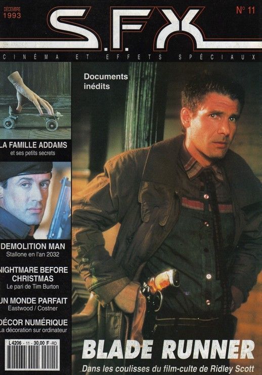 SFX (FR) magazine side cover Issue 11 October/November 1993