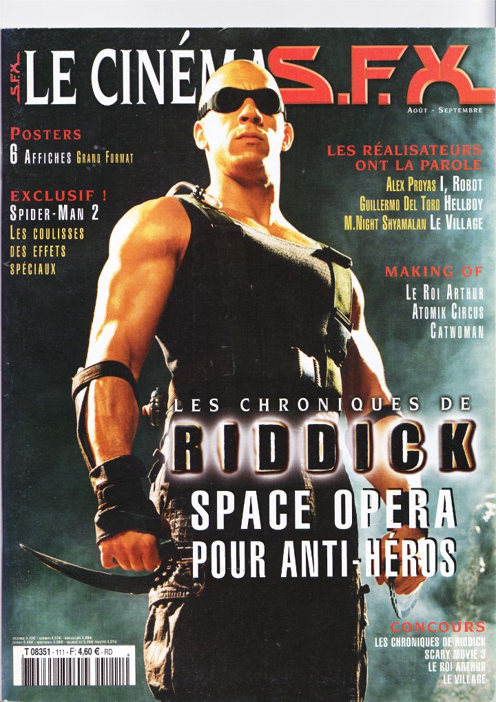 SFX (FR) magazine side cover Issue 111 August/September 2004