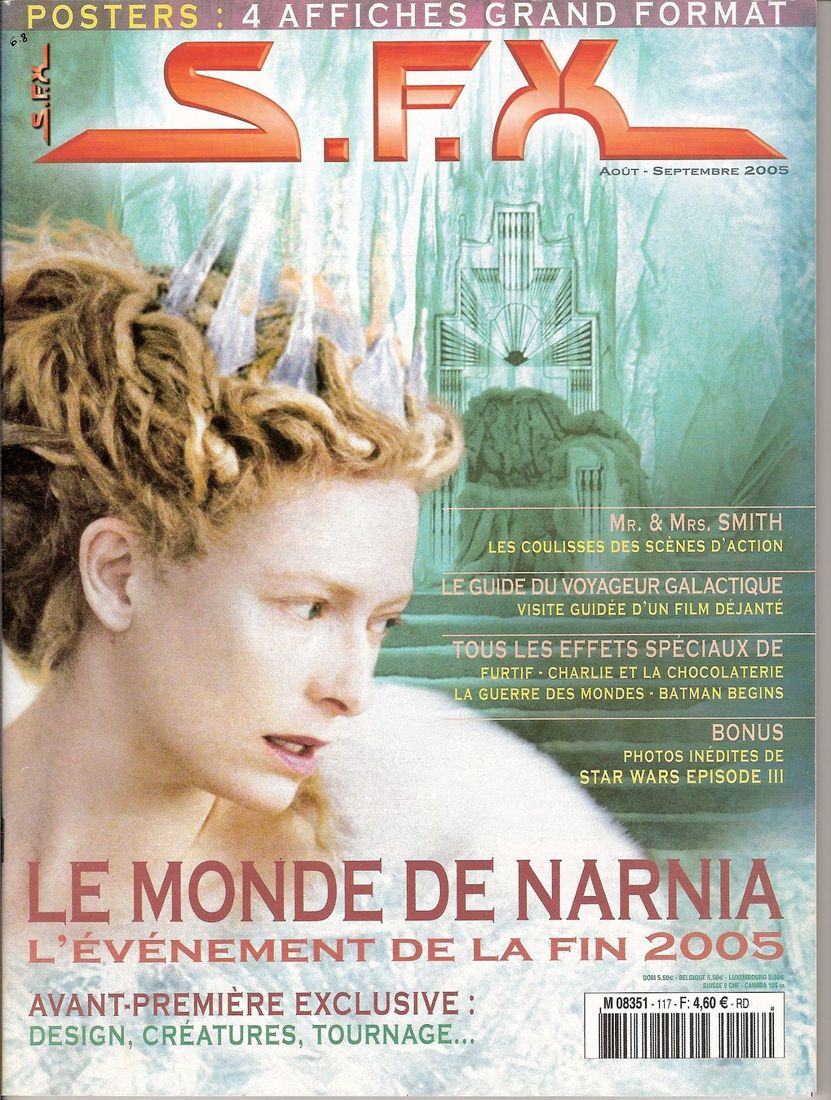 SFX (FR) magazine side cover Issue 117 August/September 2005