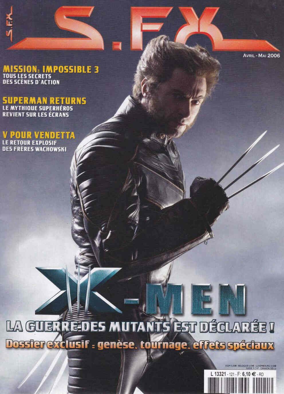 SFX (FR) magazine side cover Issue 121 April/May 2006