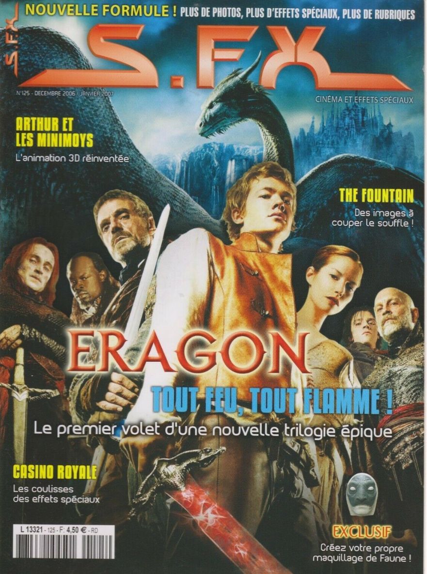 SFX (FR) magazine side cover Issue 125 Dec/January 2007