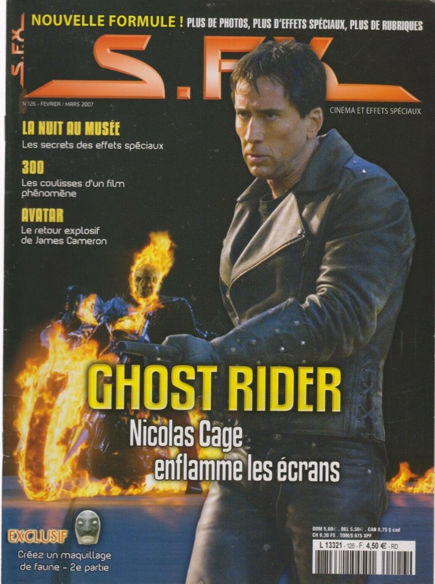 SFX (FR) magazine side cover Issue 126 February/March 2007