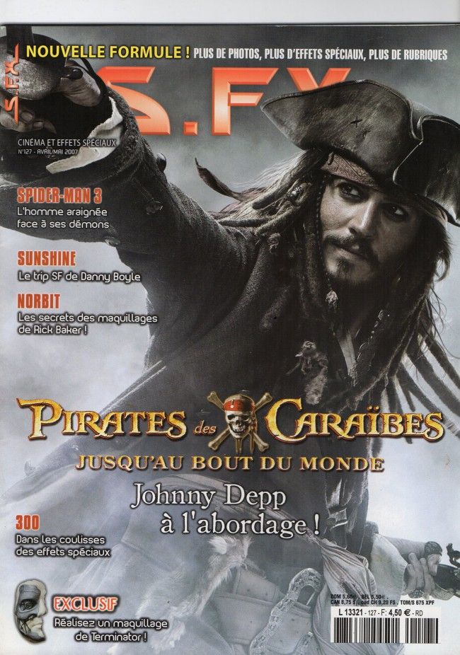 SFX (FR) magazine side cover Issue 127 April/May 2007