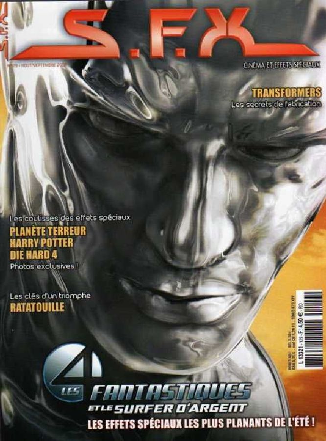 SFX (FR) magazine side cover Issue 129 August/September 2007